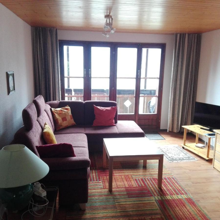 Chalet-Schuemli Maisonette Ernen Buitenkant foto